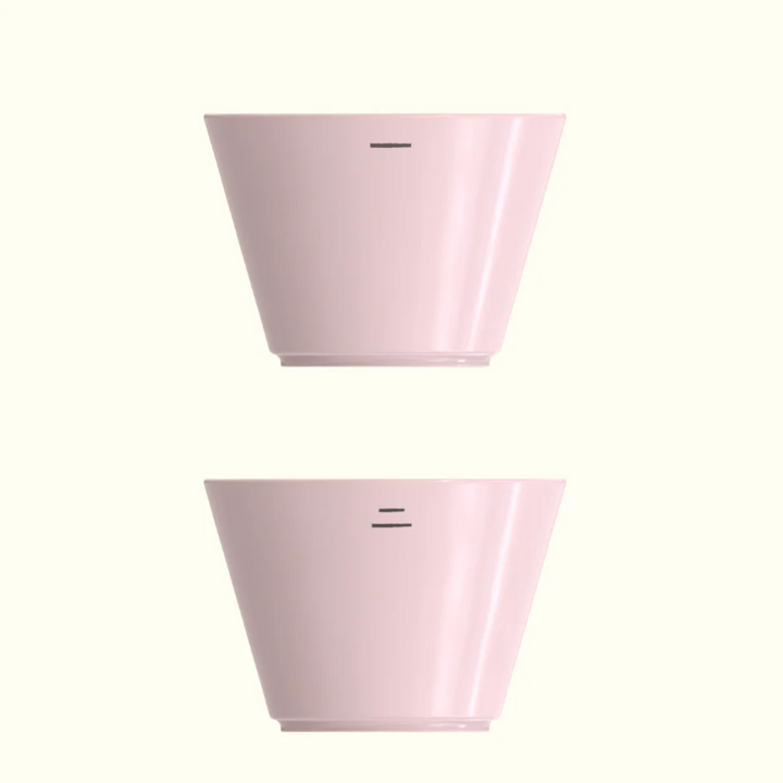 N WARES TOTO-SET OF 2 DUAL LIPPED MILK CUP (トト デュアルリップミルクカップ2個セット)