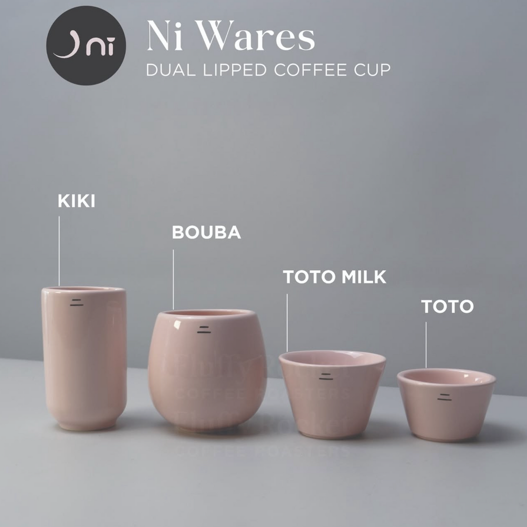 N WARES TOTO-SET OF 2 DUAL LIPPED MILK CUP (トト デュアルリップミルクカップ2個セット)