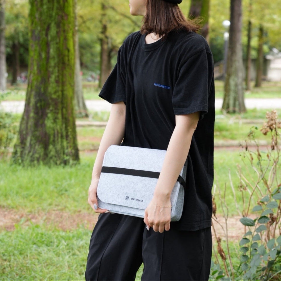 LAGOM mini 2- compact electric coffee grinder   Felt Carrying Bag SET  (ラゴム ミニ 2 セット)